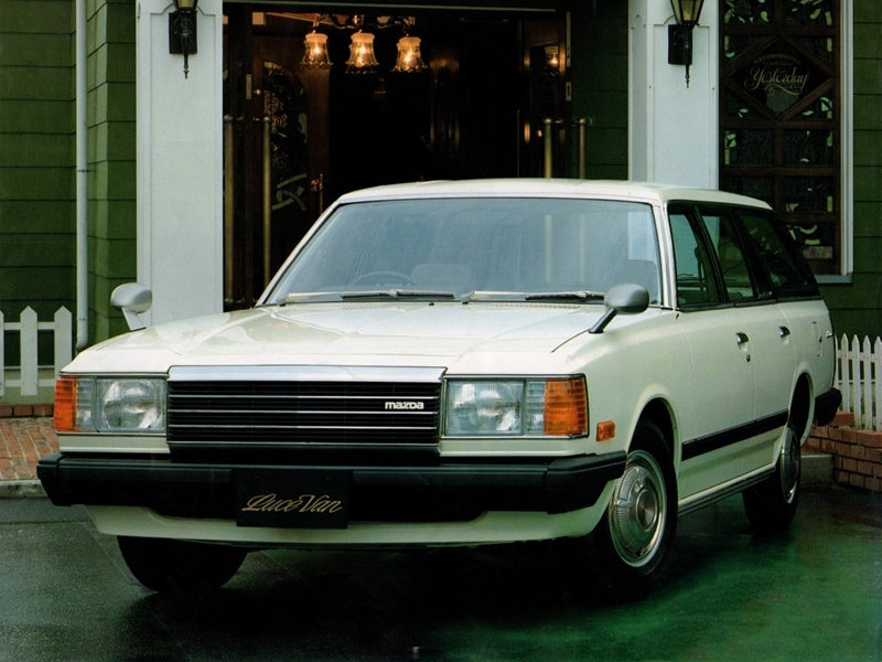 Mazda Luce (LA4MV, LA4SV) 3 поколение, рестайлинг, универсал (10.1979 - 03.1988)